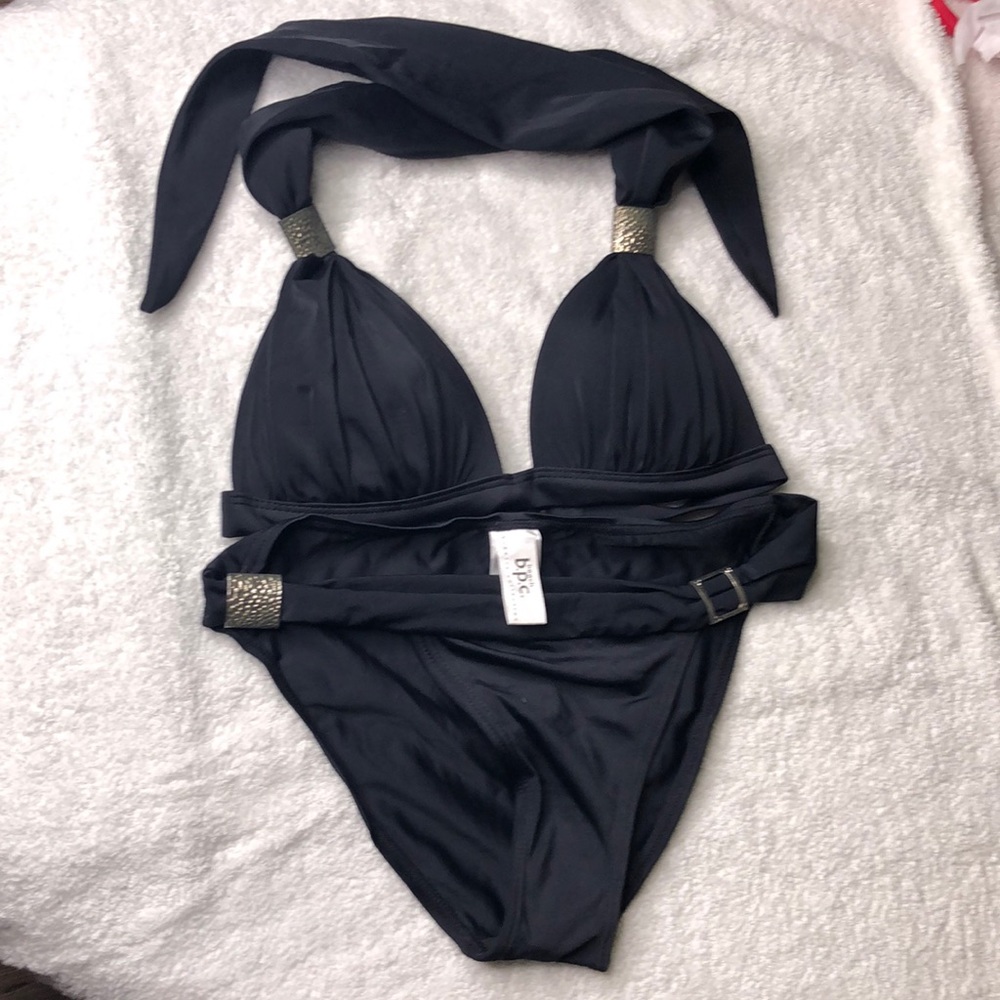 2 piece bikini set black 34B